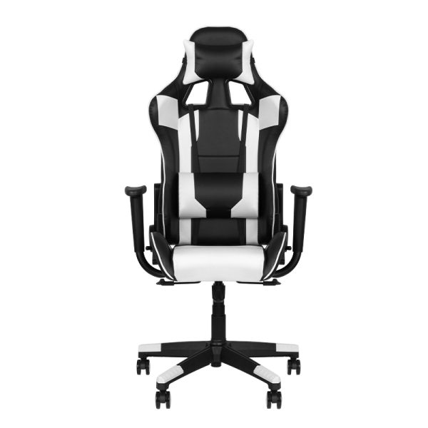 Gaming chair Premium 916, black with white