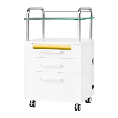 Podological trolley-cabinet 6053T, white