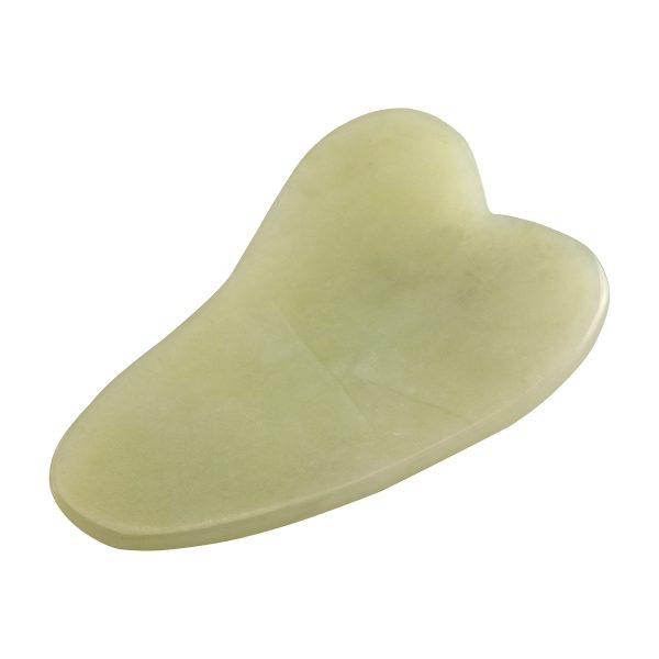 Jade stone for facial massage, Gua Sha