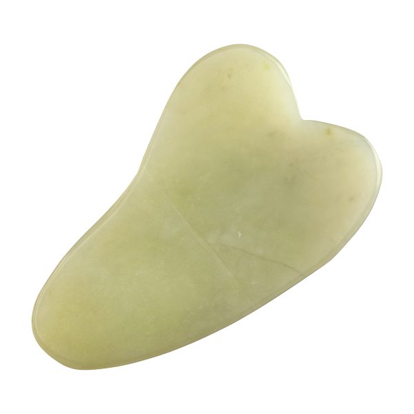 Jade stone for facial massage, Gua Sha