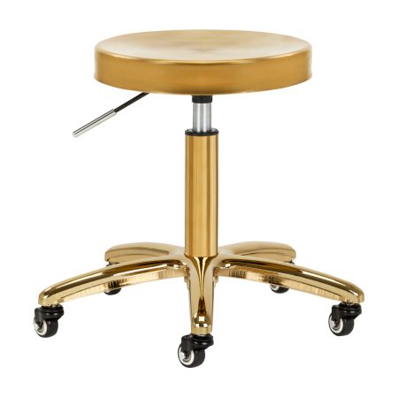 Chair with wheels AM-863 gold