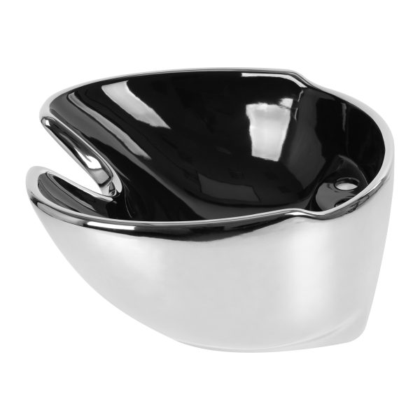 Barber sink Gabbiano silver
