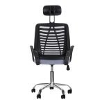 Chair with wheels QS-02 grey