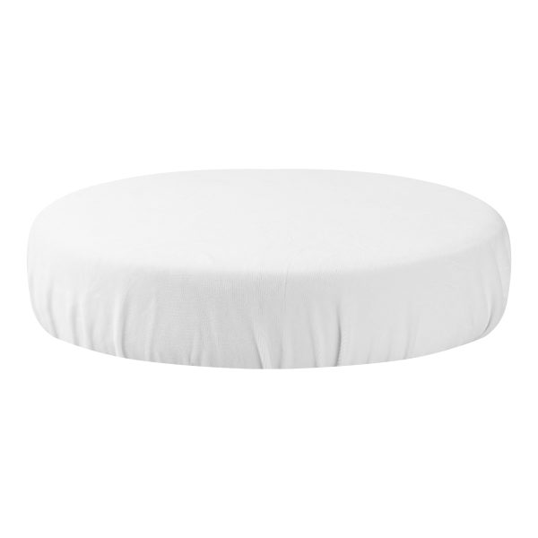 Chair cover white velour