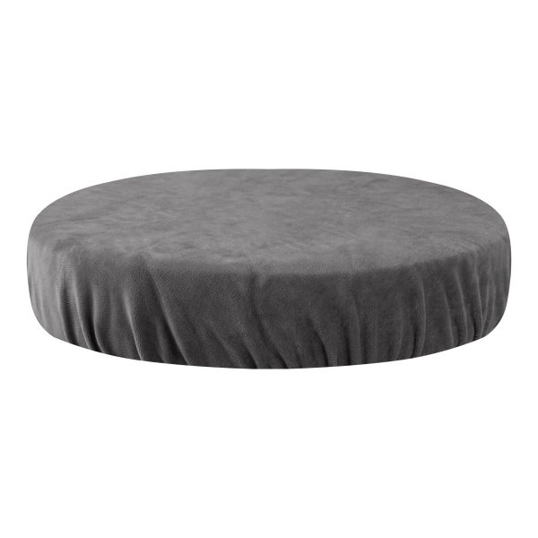 Chair cover grey velour