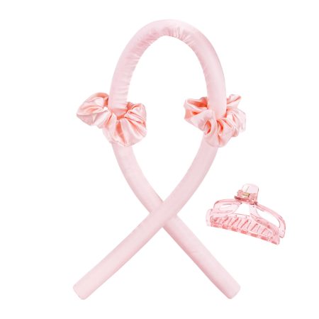 Plaukų garbanojimo suktukas- volelis pink
