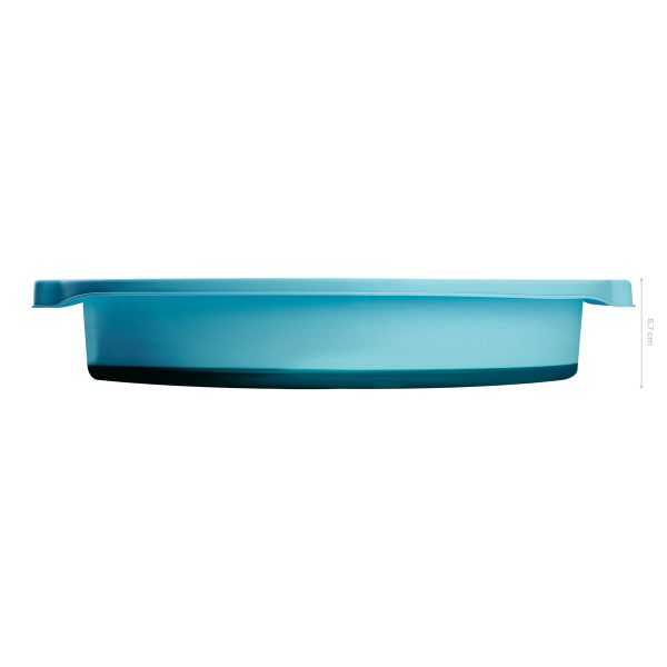 Folding pedicure bath for podological work blue