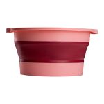 Folding pedicure bath for podological work pink