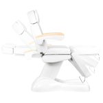 Electric cosmetology bed LUX white