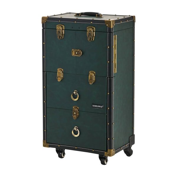 Barber's trolley Gabbiano 9011, green