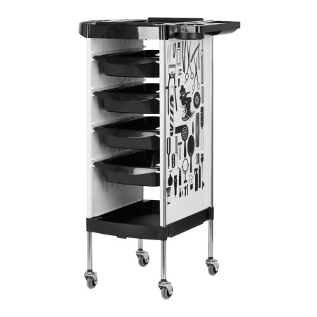 Gabbiano Barber Cart X11-9, white