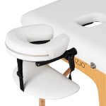 Wooden folding massage table FIZJO LUX 2 white