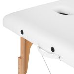 Wooden folding massage table FIZJO LUX 2 white