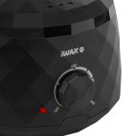 Wax heater for cans and pellets IWAX DIAMOND 400ML 100W, black color