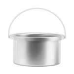 Wax heater for cans and pellets IWAX DIAMOND 400ML 100W, black color