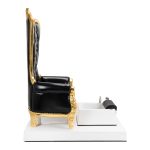 Pedicure chair STRON black