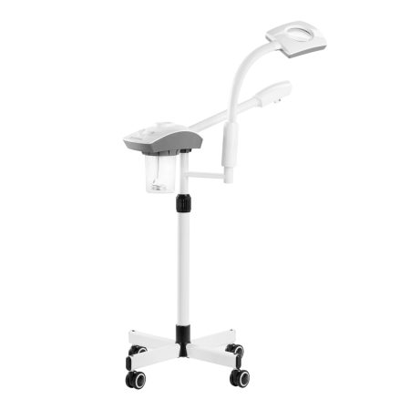 Giovanni D-21 White Cosmetic Lamp with Magnifying Glass