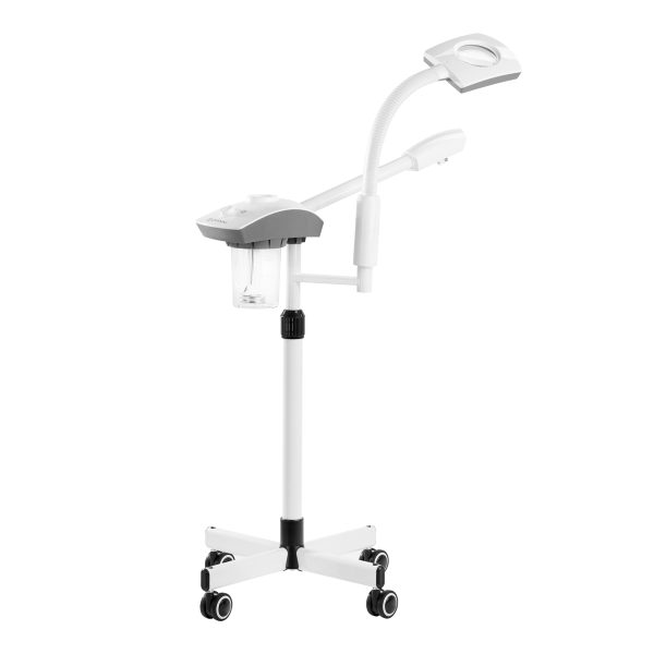 Giovanni D-21 White Cosmetic Lamp with Magnifying Glass