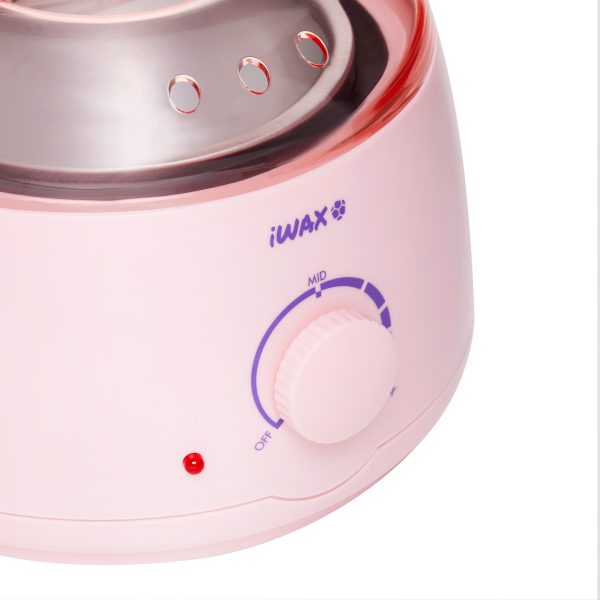 Wax heater for cans and pellets IWAX 100 400ML 100W, pink