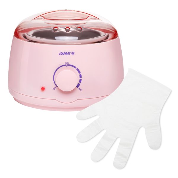 Wax heater for cans and pellets IWAX 100 400ML 100W, pink