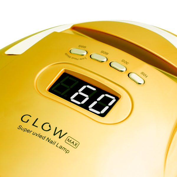 Nail lamp for manicure UV/LED  GLOW F2 ZN 220W, gold/blue colors