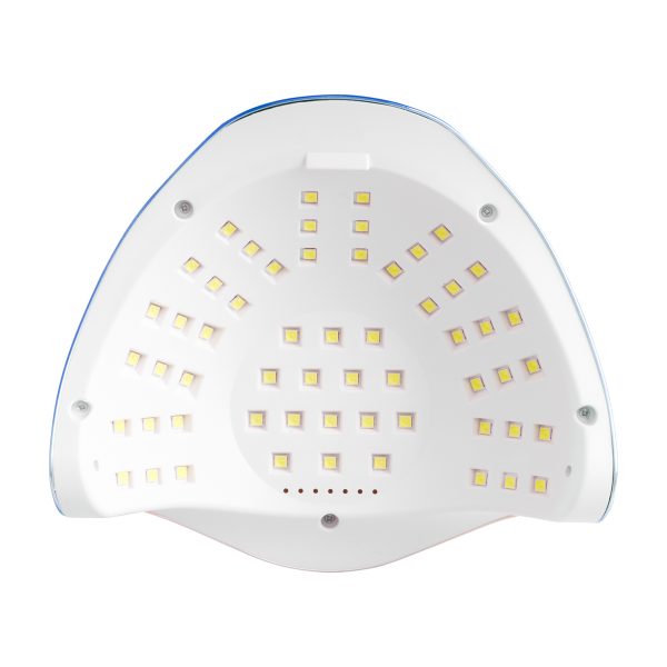 Nail lamp for manicure UV/LED  GLOW F2 ZN 220W, gold/blue colors
