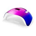 Nail lamp for manicure UV/LED  GLOW F2 RN 220W, fuchsia/blue color