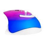 Nail lamp for manicure UV/LED  GLOW F2 RN 220W, fuchsia/blue color