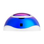 Nail lamp for manicure UV/LED  GLOW F2 RN 220W, fuchsia/blue color