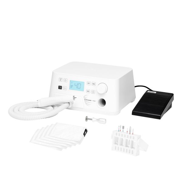 Podiatry cutter for pedicure work with dust extracto Marathon Cyclone Vac