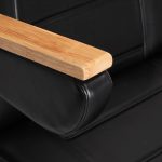 Electric cosmetic chair SILLON Lux 273b+stool 304 black