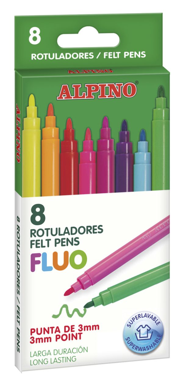 Felt-tip pens ALPINO 8 colors