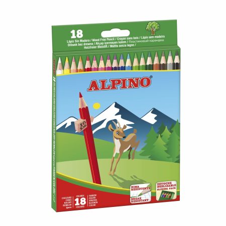 Spalvoti pieštukai Alpino Classic 18 vnt