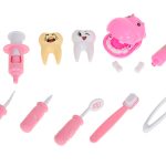 Dentist medical kit hippo pink