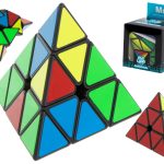 PYRAMINX puzzle cube game Black MoYu