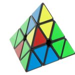 PYRAMINX puzzle cube game Black MoYu