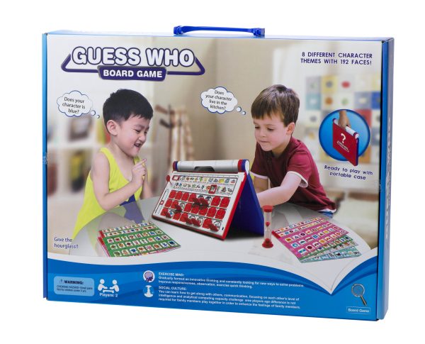 Family game Guess Who? Guess What? 8 game boards
