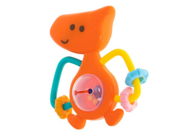 Baby teether rattle dinosaurs set of 5pcs HOLA