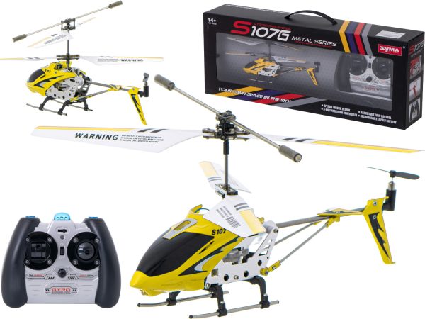 SYMA S107G RC helicopter yellow