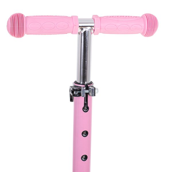 Tricycle scooter with seat 3in1 balance pink led scooter