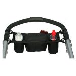 Drinks bottle trolley organiser black