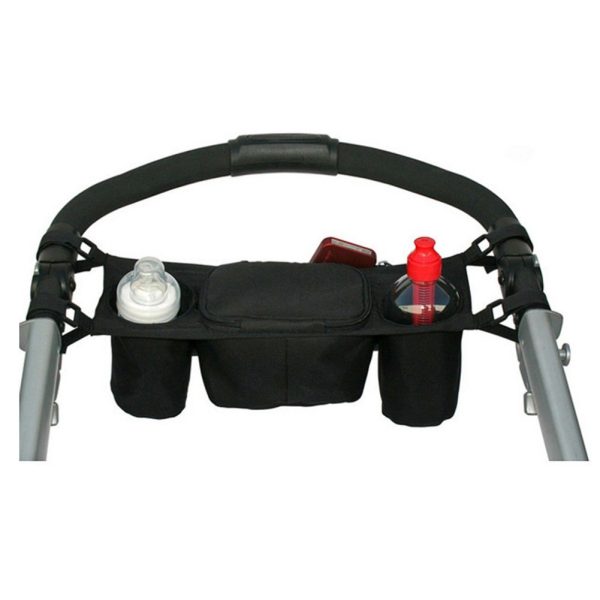 Drinks bottle trolley organiser black