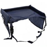 Waterproof table for car seat navy blue