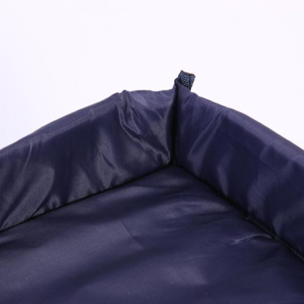 Waterproof table for car seat navy blue