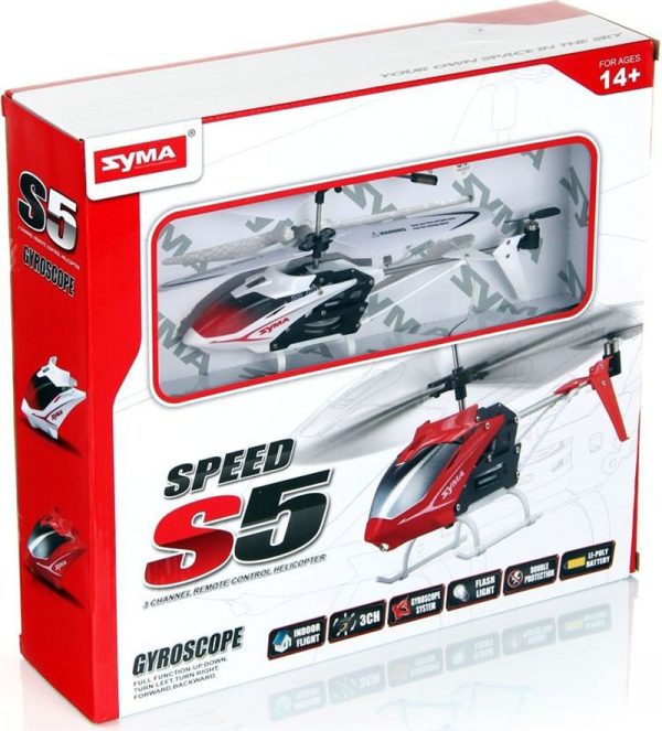 SYMA S5 RC helicopter 3CH white