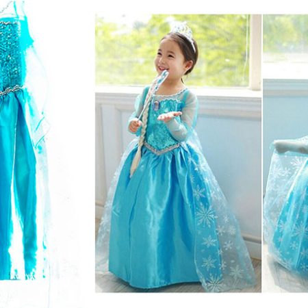 Elsa's Iceberg costume blue dress 120cm