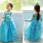 Elsa's Iceberg costume blue dress 120cm