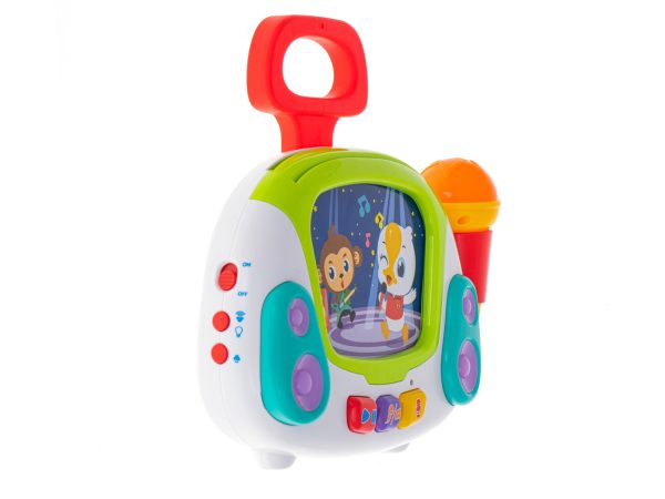 Karaoke interactive microphone with recording educational set HOLA