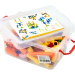 Educational bricks - Water pipes with accessories 84el.