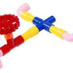 Educational bricks - Water pipes with accessories 84el.